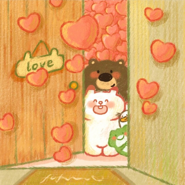 ​“我爱你，希望世界更爱你❤️”