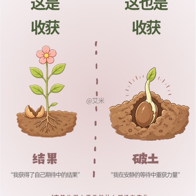 生活不一定意味着获得结果。