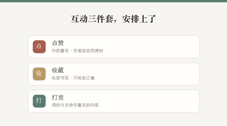 互动三件套